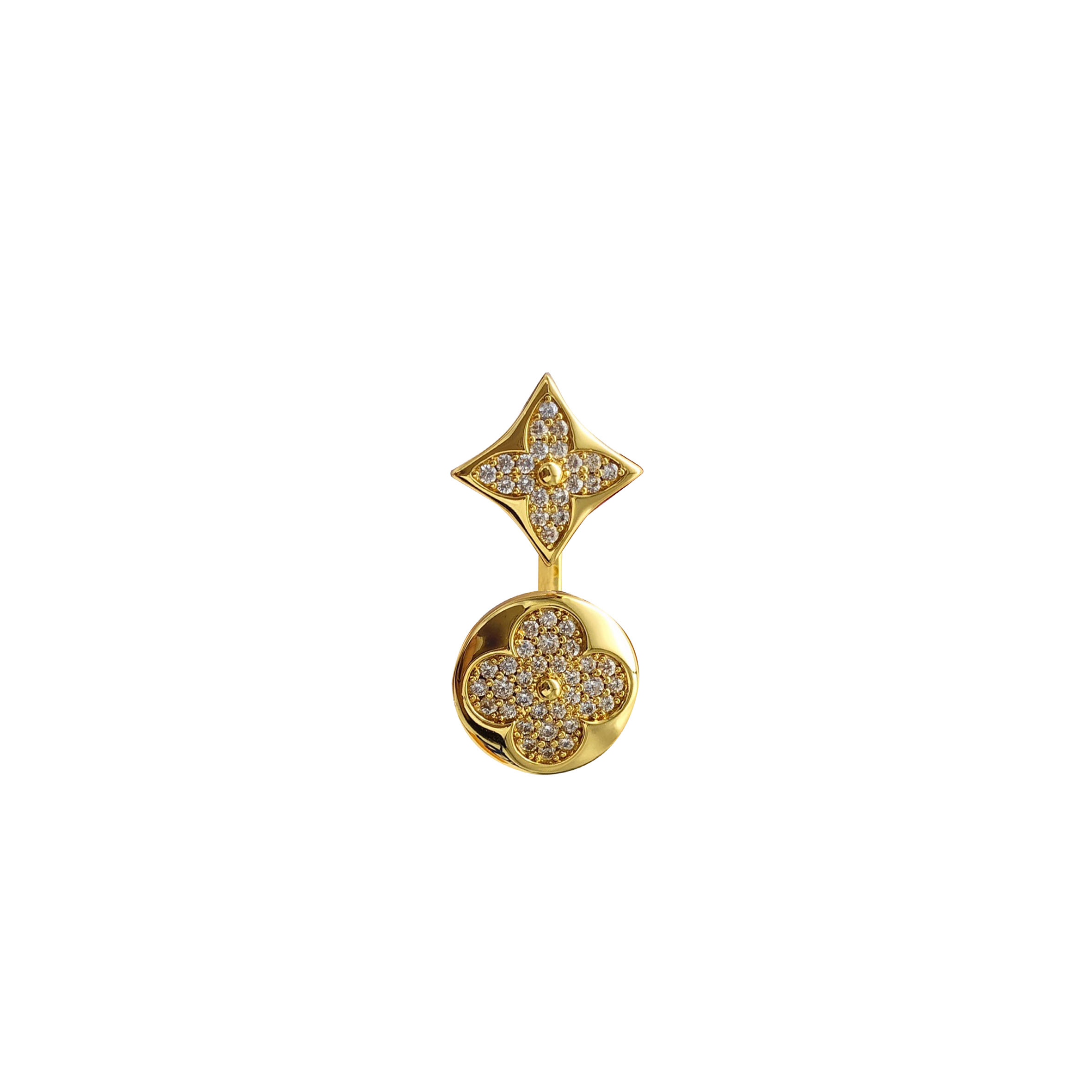 l**is V*t*n l clover gold ring ljz0005